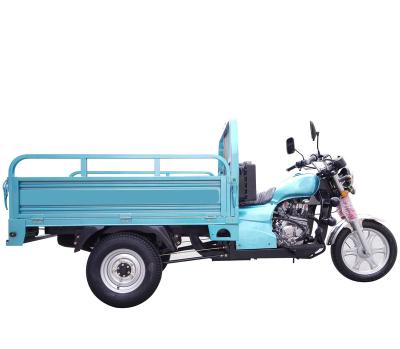 China Cargo High Power Gasoline Engine Oil Tricycle With Automatic Unloading System for sale