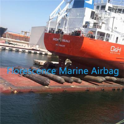 China Ship Launching Roller Airbag Marine Rubber Airbag Marine Salvage Air Lift Bags for sale