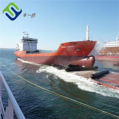 China Shipyard Marine Floating Docking Rubber Balloon Ship Launching Airbags for sale