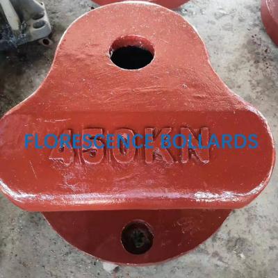 China Ferro fundido Marine Mooring Tee Head Bollard com âncoras à venda