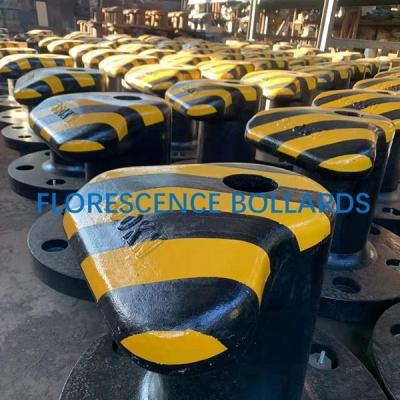 China Single Bitt Marine Mooring Bollard T Head Type For Jetty Marine for sale