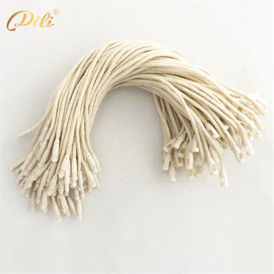 China Factory Wholesale 15mm Cotton Twine Viable Hang Tag Seal For Clothing Garment Hang Tag Cord for sale