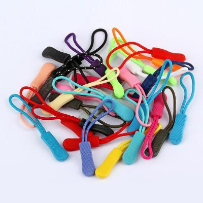 China Wholesale High Quality Nickel Free Zipper Pulls Custom Logo Plastic PVC Zipper Pullers Zipper Head For Garment And Bags for sale