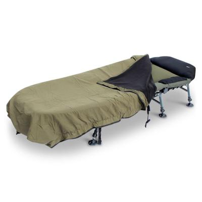 China Wrap quilted windout fleece bed chair cover carp fishing bedspread for sale