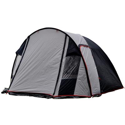 China Double Layer 5Person Family Camping Waterproof Camping Tent , Four Seasons Tent for sale