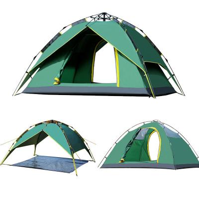 China Automatic Double Layer Easy Take Up Pop Up Tent For Outdoor for sale