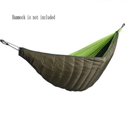 China Outdoor Furniture Hammock Underquilt Camping Winter Lightweight Sleeping Bag Under Comforter Blanket for sale