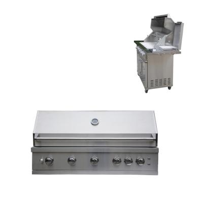 China High End Build Easily Assembled Built In Gas Barbecue Grill For Barbecue Island for sale