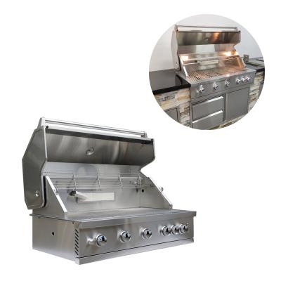 China Easily Assembled CE Approved Outdoor Kitchen Propane Natural Gas BBQ Grills for sale