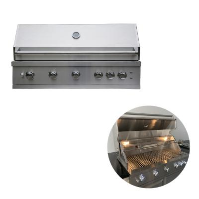 China Easily Assembled Outdoor Backyard Kitchen Barbecue LPG NG BBQ Island Gas Grill for sale