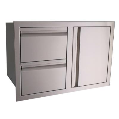 China Modern Stainless Steel Outdoor Drawer 45x22 Inch Island BBQ Combo 45x22 for sale