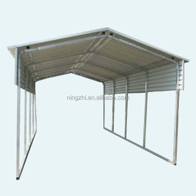 China Durable And Easy Assemble Architectural Vertical Roof Style Galvanized Steel Carport Pitched For Sale for sale