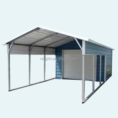 China Durable and easy to install wholesale metal garage shed /outdoor metal shelter supplier/carport&garage for sale