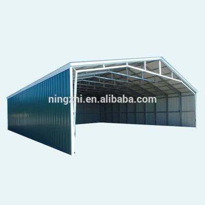 China Maintenance Free Car Parking Shed Metal Cattle Shed for sale