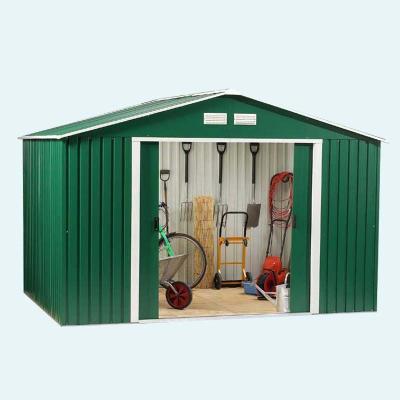 China Easily Assembled Backyard Outdoor Service Patio Tool Shed Storage Garden 8X6 Steel Shed Shed Kits for sale