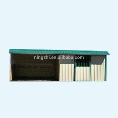 China Easily Assembled Flat Roof Storage Shed / Livestock Shelter for sale