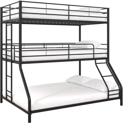 China Premium Cute Durable Easy Assembling Bunk Iron Metal Bed For Adult And Child Metal for sale