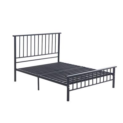 China (Size)KD Adjustable Custom Metal Bed Frame Queen Size For Hotel Hostel Bedroom for sale