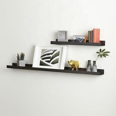 China (Size) New Floating Wooden Floating Bracket Adjustable Wall Hanging Model Shelf for sale