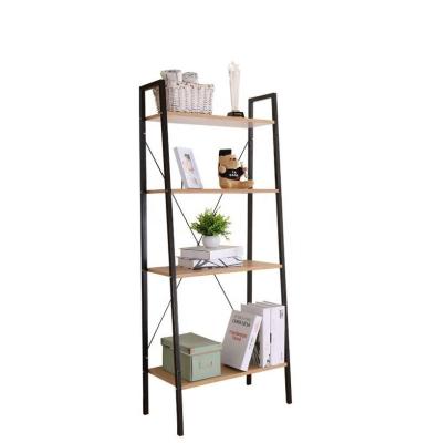 China Easy To Assemble High Quality Modern Book Shelves Infustrial Library Shelf With Ladder for sale