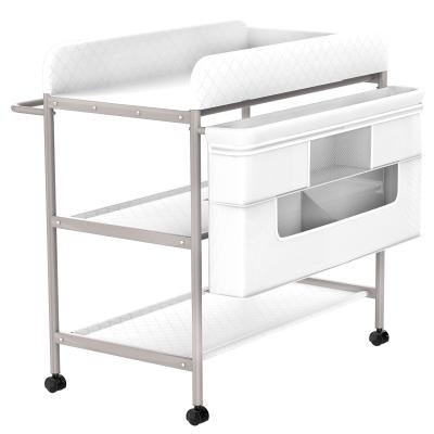 China 4 Wheel Portable Standing High Baby Changing Table CQ9 for sale