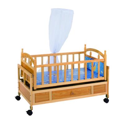 China Modern Wooden Baby Hutch Crib Cot Cradle for Sale (XM5370) for sale