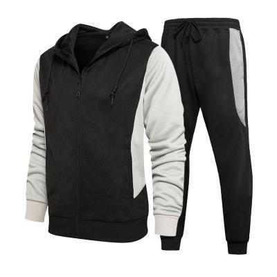 China QUICK DRY Mens Full Zipper Tracksuit Set Casual Sporty Hot Jogging Sweat Suits for sale