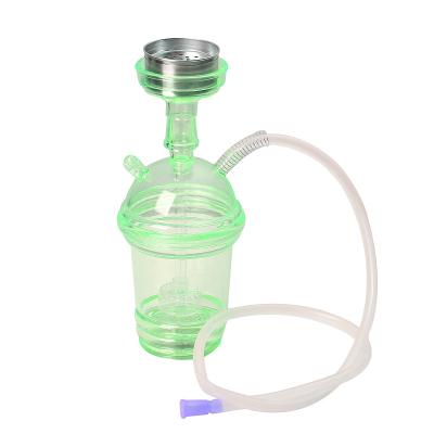 China With Cheap Custom Plastic Acrylic Car Light Travel LED Light Wholesale Hookah Shisha Hookah Shisha Cup Portable Shisha for sale