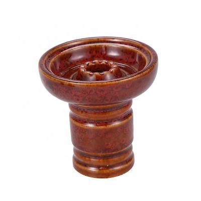 China Wholesale Hot Selling Smoking Set New Design Hookah Bowl Hookah Accessories Pottery Gaze Hookah Shisha Bowl for sale