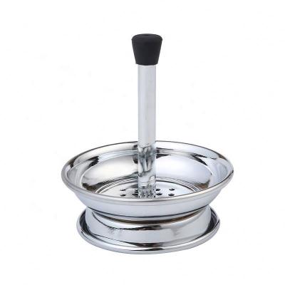 China Shisha Tool Stainless Steel Alloy Pan Hookah Bowl Charcoal Smoking Wide Range Holder for sale