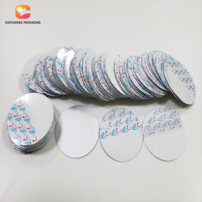 China Non Spill Induction Seal Lift Plastic Skin Aluminum Capsule Coating for sale