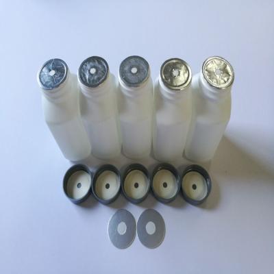 China Non Spill High Quality Aluminum Foil Induction Duct Cap Liner for sale