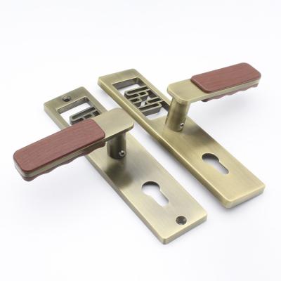 China Keypad Zinc Alloy Wooden Magnetic Mortise Hotel Security Hotel Ordinary Door Lock for sale