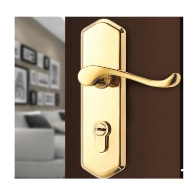 China OEM Zinc Alloy Square Lock Interior Doors Tongue Facing Lock Interior Doors Handle for sale