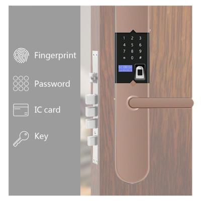 China OEM Fingerprint Protection Security Lock System Sensor Smart Door Lock 394*79mm for sale