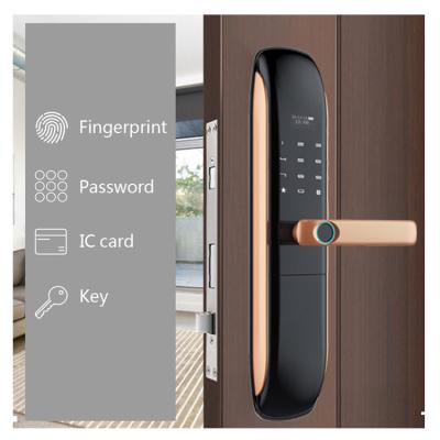 China Smart Fingerprint Lock Digital Door Lock System Electronic Fingerprint Lock 364*80 Mm for sale