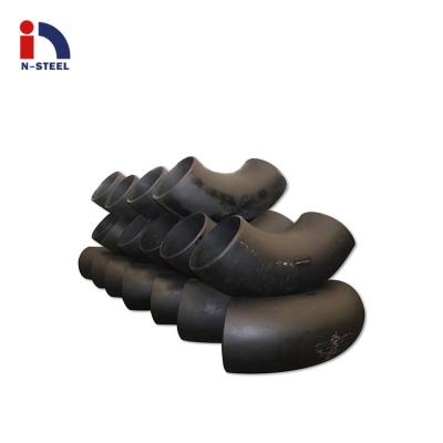 China Sale Elbow Carbon Steel Pipe Fittings Black N-steel ASME A106 A234 Carbon Steel Pipe Fitting Elbow for sale