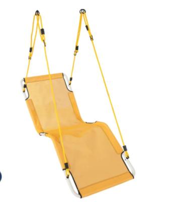 China Wholesale New Style Modern Hanging Swing Chair Seat , Yellow Steel Outdoor Hanging Swing Chair Swing for sale