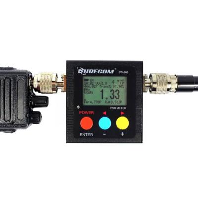 China 2021bestsellers SURECOM SW-102 VSWR Digital VHF/UHF125-525MHz power and SWR meter for SW-102 two way radio for sale