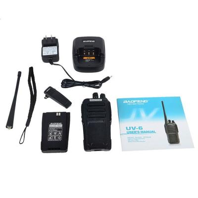 China Baofeng uv-6 8w cheap dual band radio walkie talkie communication price business portable two way radio for sale