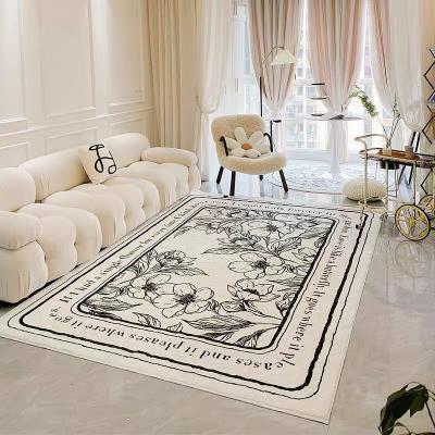 China Non Slip Home Decoration Blankets Minimalist Custom Embellished Faux Wool Sofa Mat for sale