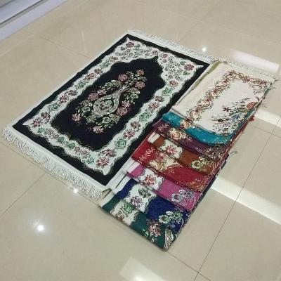 China washable turkish prayer rug with pocket janamaz arabic prayer rug for sale