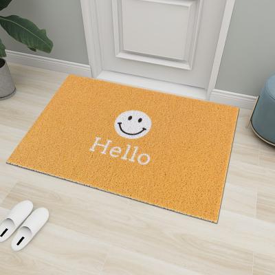 China China Washable Mats Welcome Washable Funny Plastic Outdoor Mat for sale