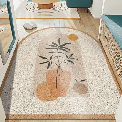 China PVC Carpet Noodles Sublimation Polypropylene Washable Plastic Door Mat For Home for sale