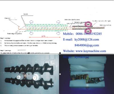 China Variable Pitch Screws Acetal plastic feed screws plastics conveying screw Starwheels & Feedscrews  China manufacturer for sale