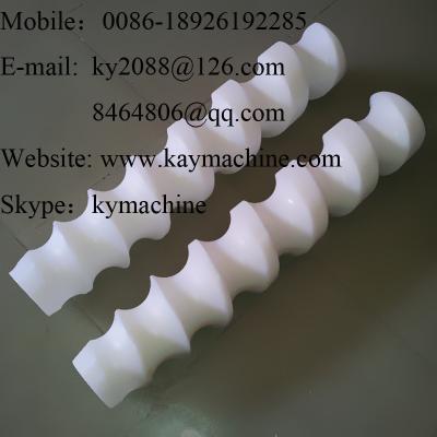 China plastic screw to separate the bottle can or container MC nylon/UPE/UHMWPE screw for sale