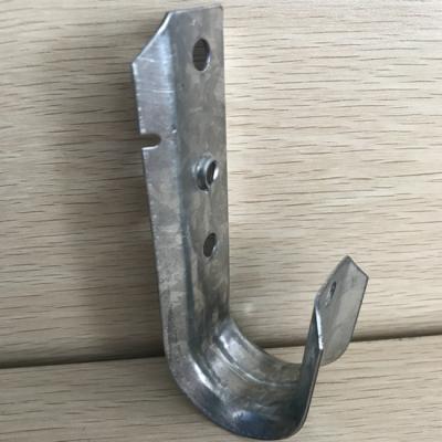 China J Shape Cable Management, Metal, Precision Punch Stamping J Shape Single Hook--Basic J HOOK for sale