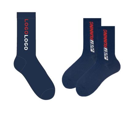 China OEM Custom Logo Men's Sock Custom Made Sports Socks Custom Logo Crew Socks for sale