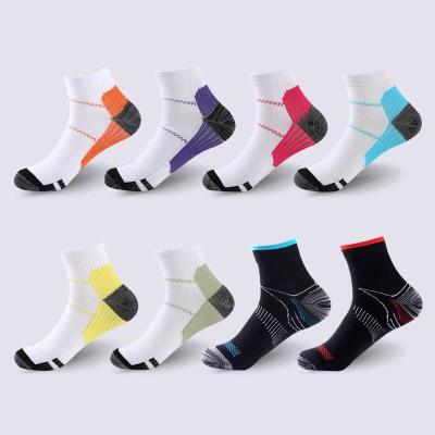 China QUICK DRY Outdoor Training Plantar Fascia XL-496 Stimulates 1 PAIRS Stretch Compression Sock Sports Custom Running Socks for sale