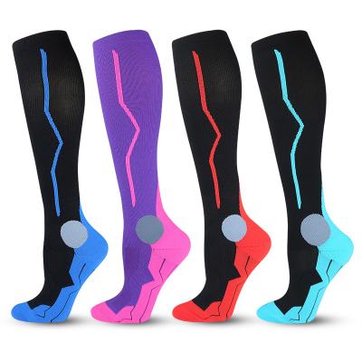 China QUICK DRY Professional Marathon Socks Long Sports Compression Running Socks for sale